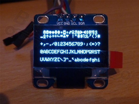 Display OLED 128x64 0,96 inch I2C/SPI Wit